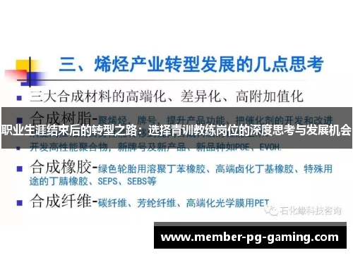 职业生涯结束后的转型之路：选择青训教练岗位的深度思考与发展机会